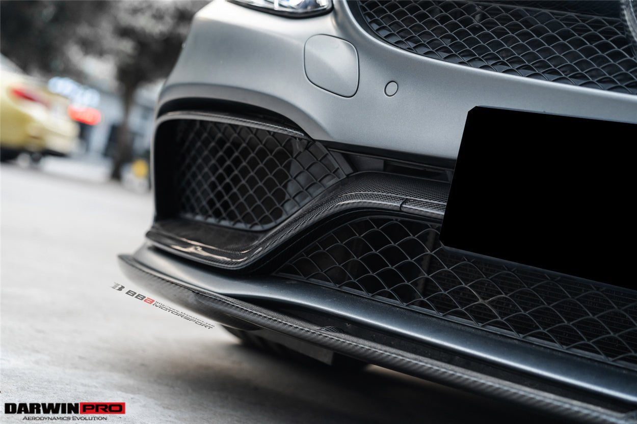2015 - 2021 Mercedes Benz W205 C63&S AMG Carbon Fiber Front Canards